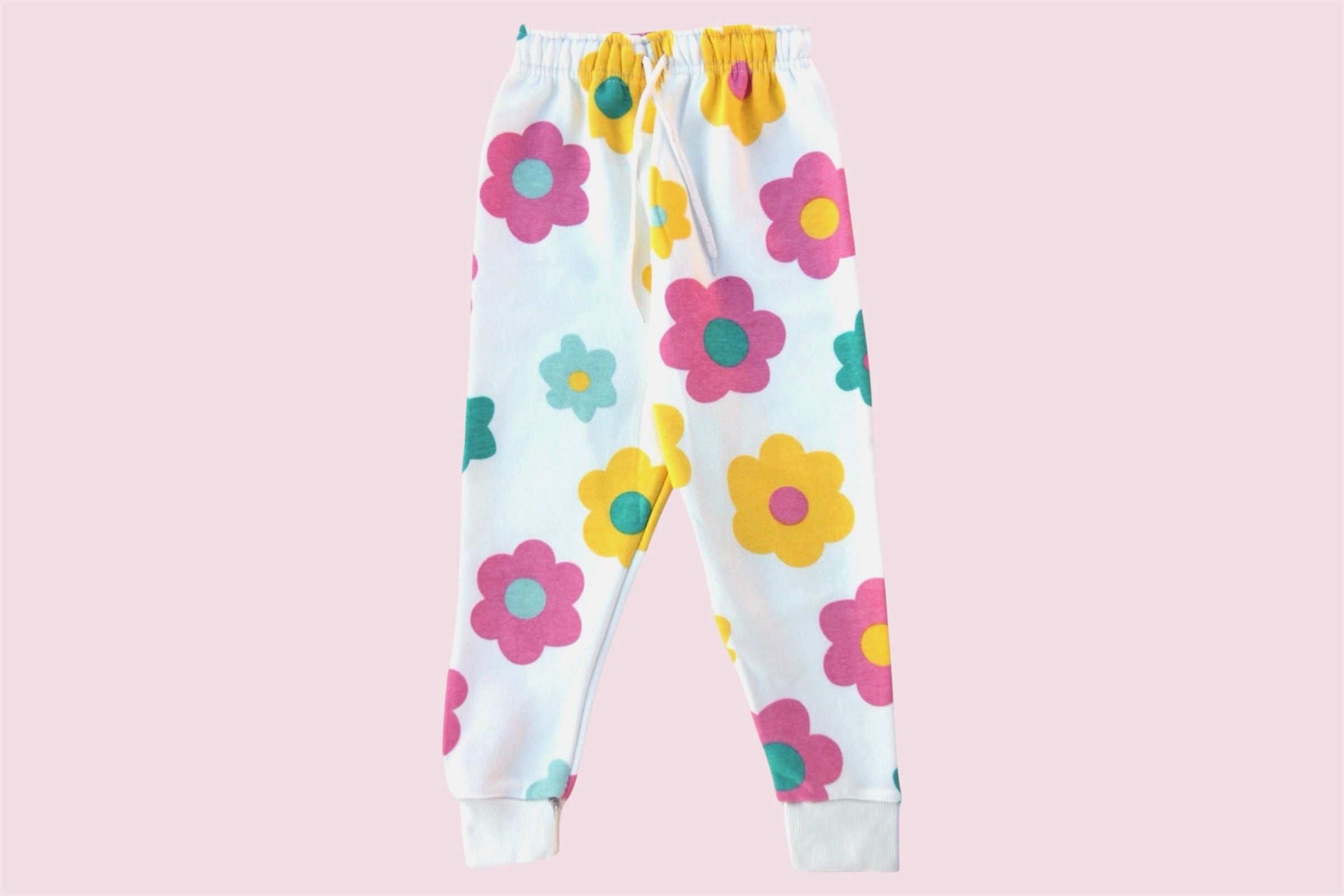 GIRL FLORAL PRINT FLEECE TRACKSUIT