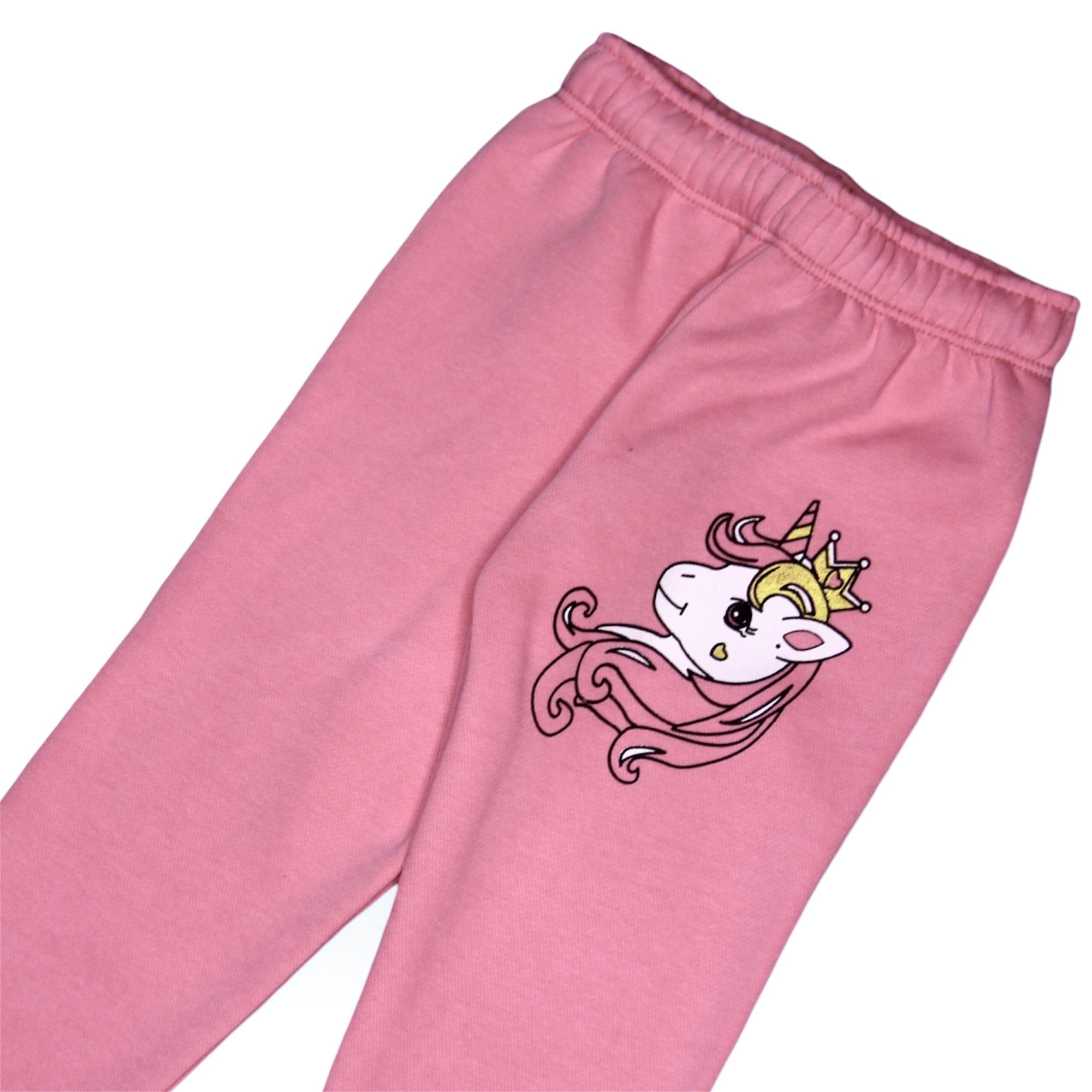 GIRL FLEECE UNICORN TRACKSUIT