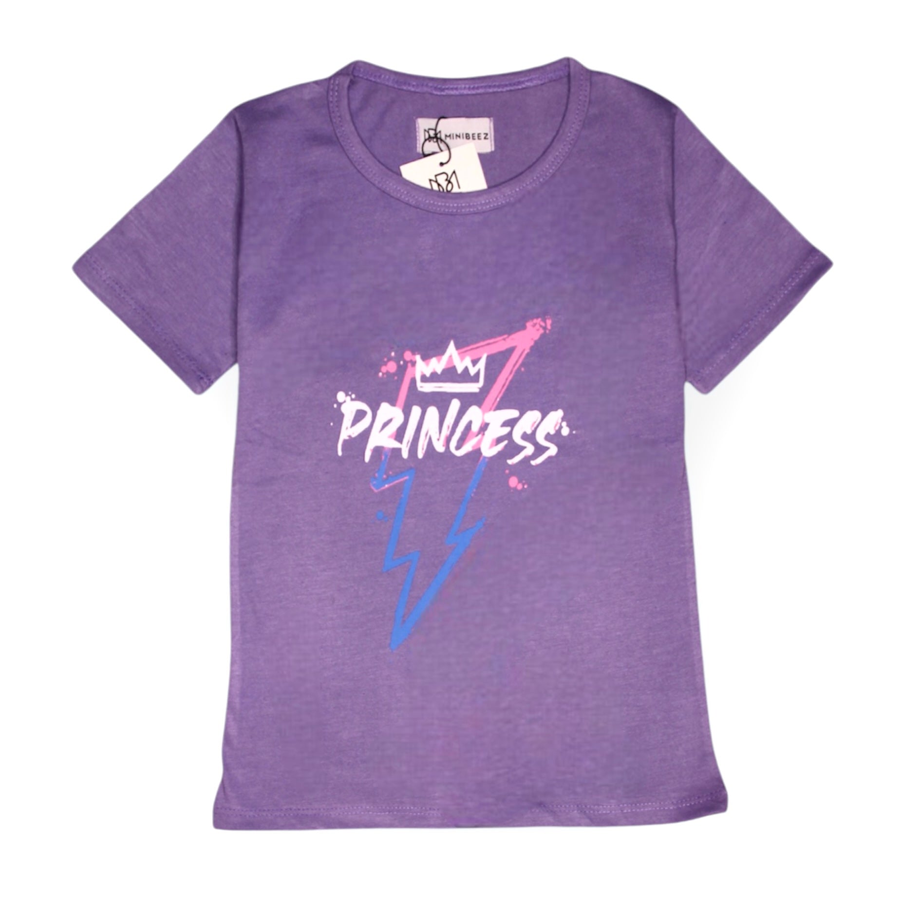 Princess purple Lycra jersey T-shirt girls