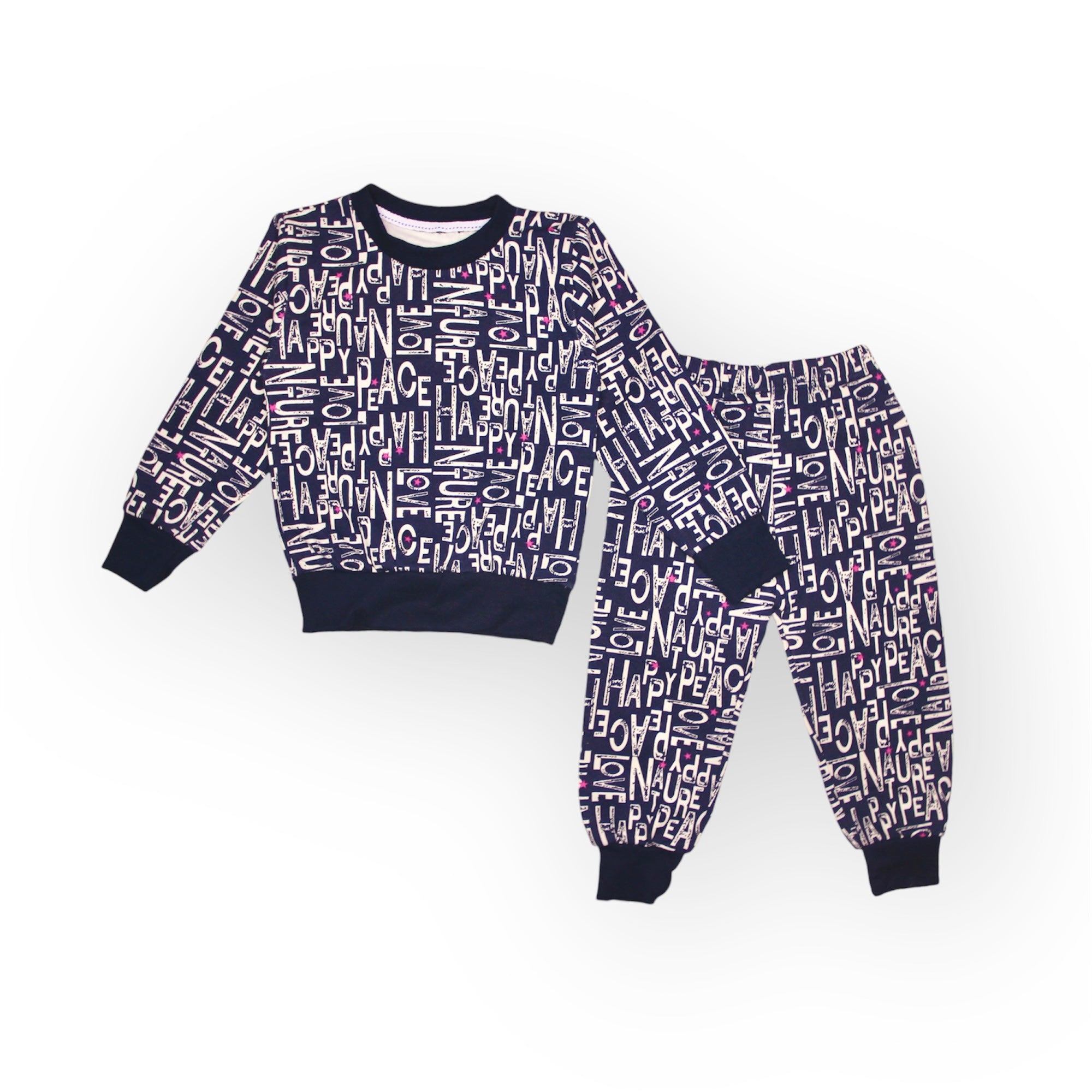 BOY/GIRL FLEECE TRACKSUIT NAVY BLUE