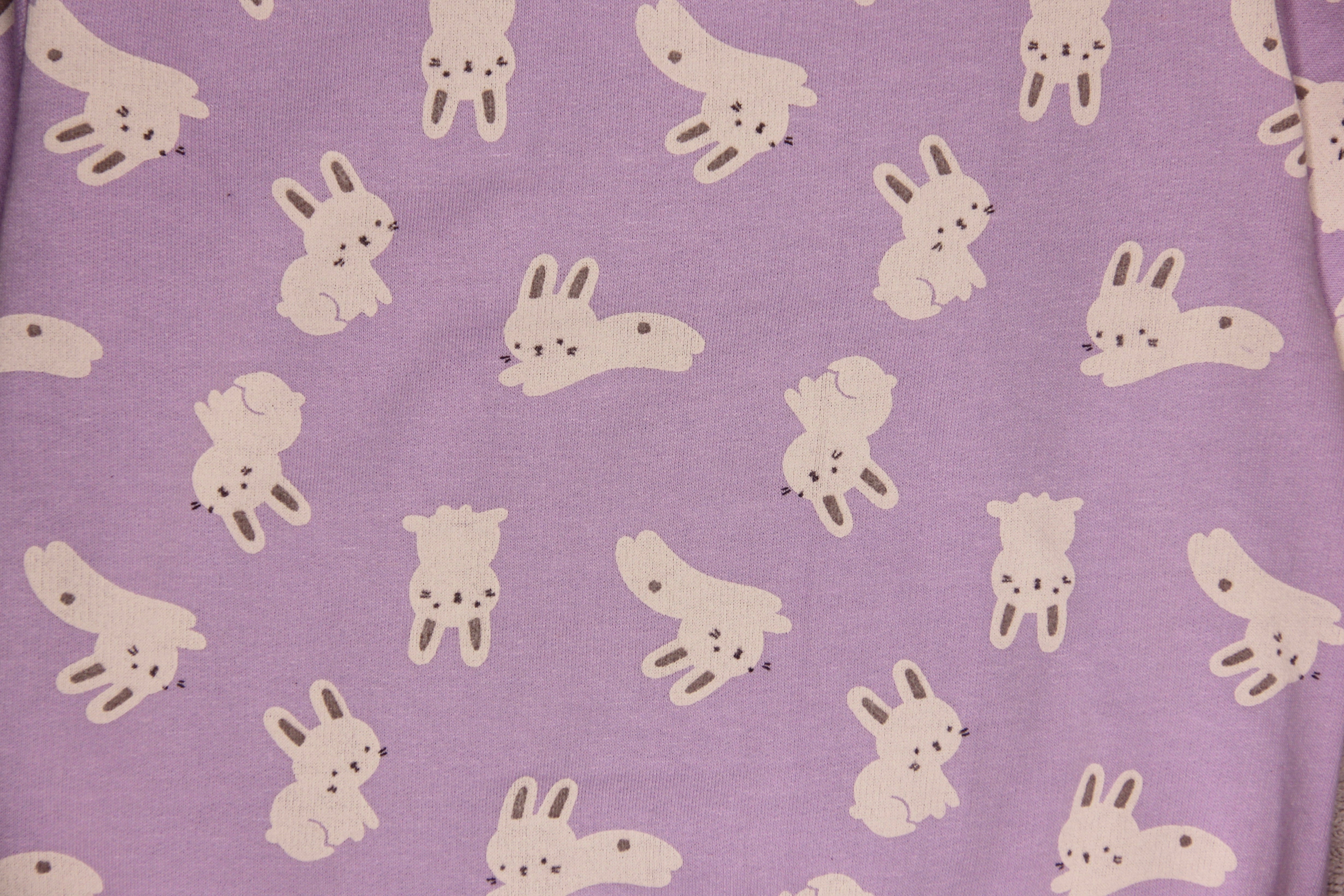 GIRL FLEECE TRACKSUIT LAVENDER-RABBIT