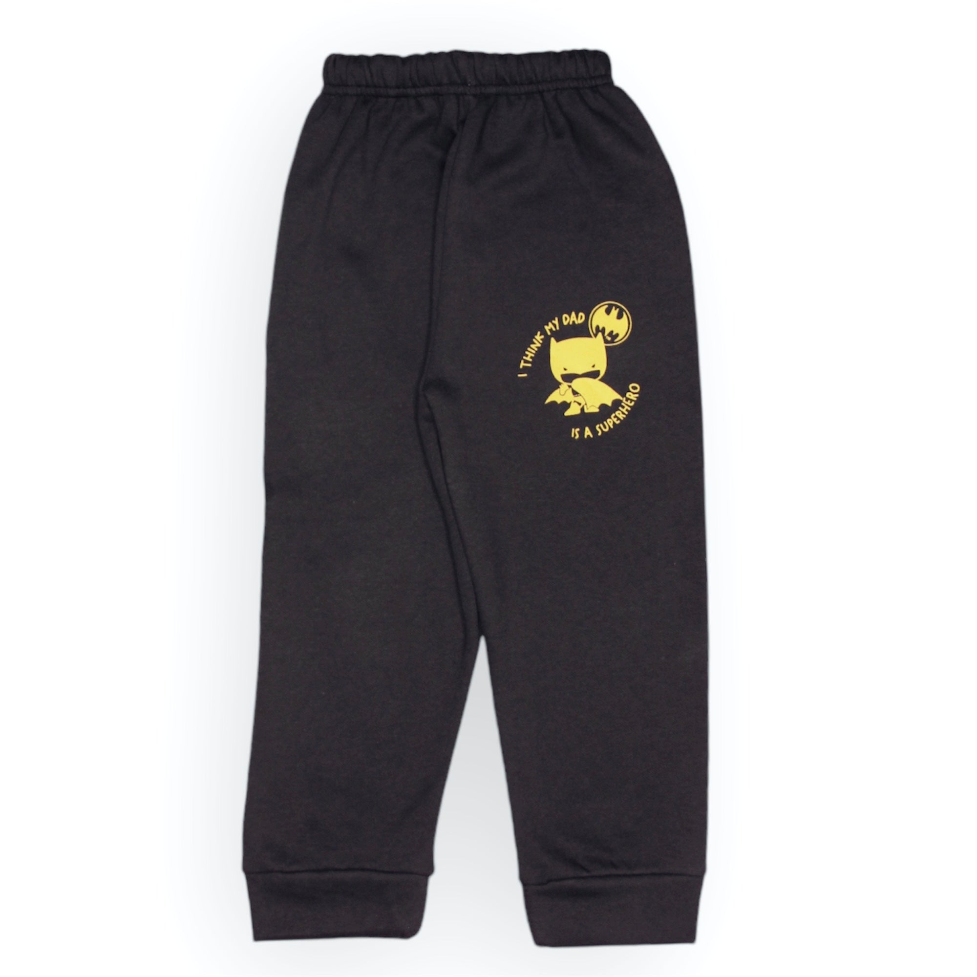 BOY FLEECE CHARCOAL BATMAN TRACKSUIT