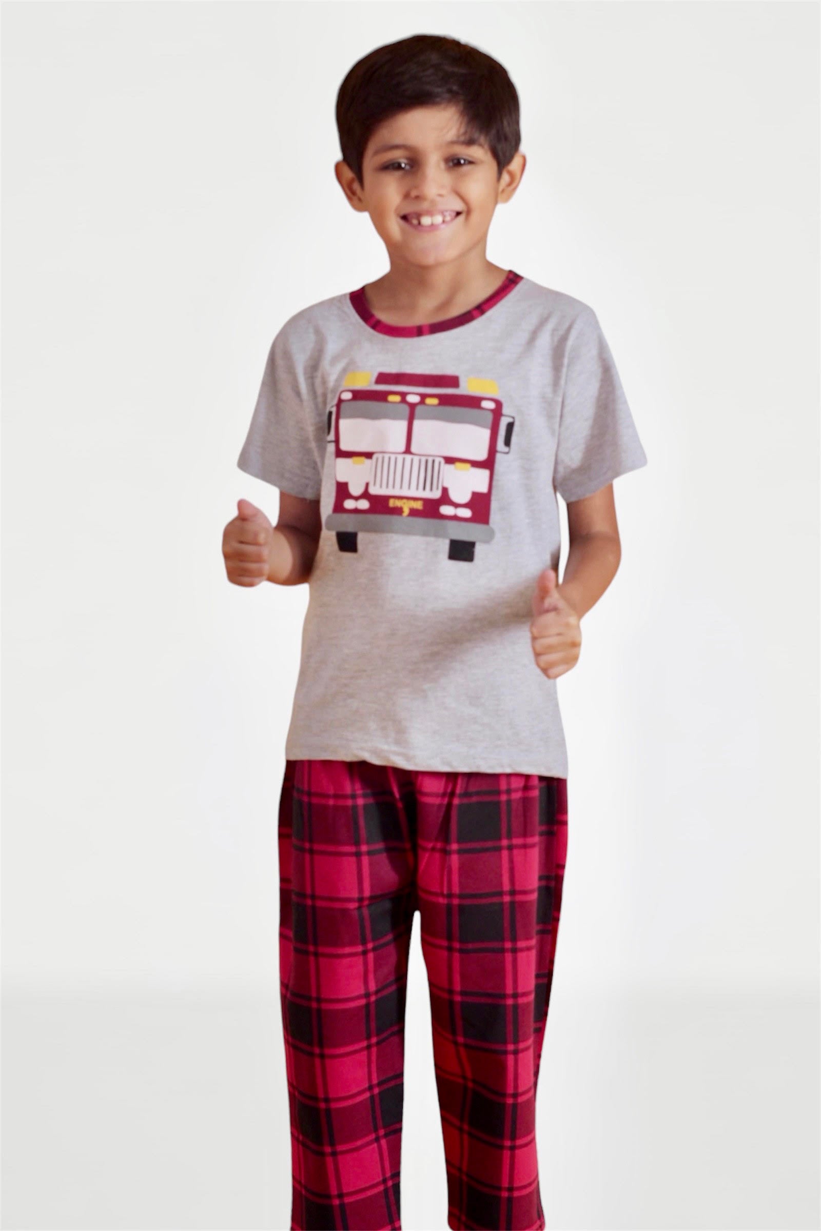 Bus lycra jersey sleep wear/pjs boy