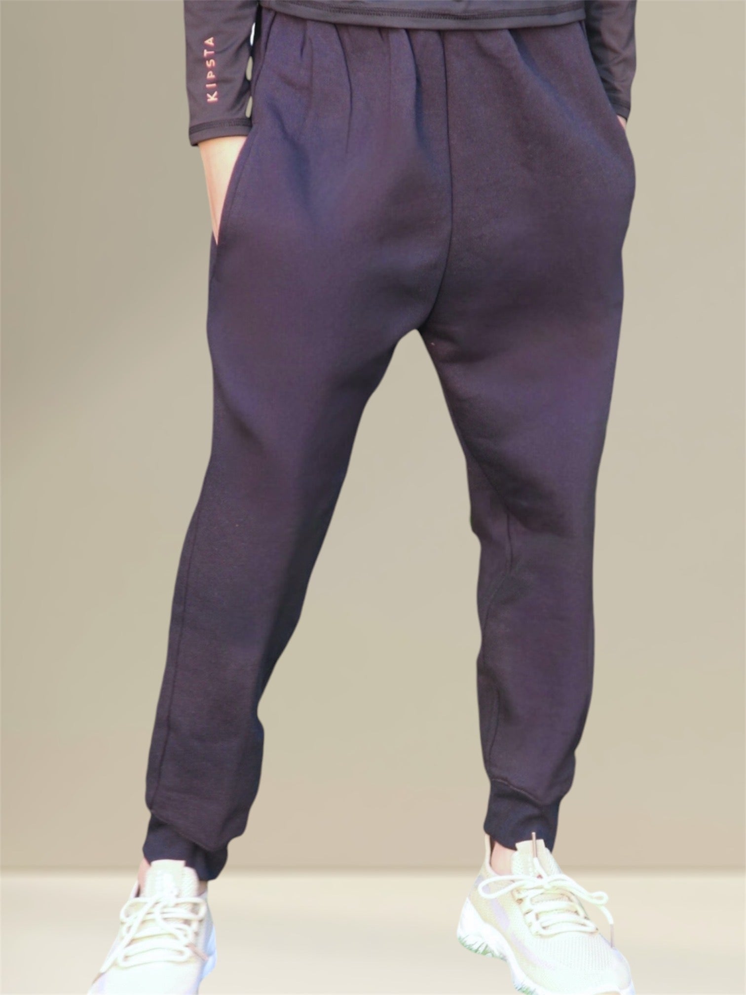 PACK OF FOUR FLEECE TROUSERS (BLACK, DARK NAVY BLUE, LIGHT GREY, GREY)