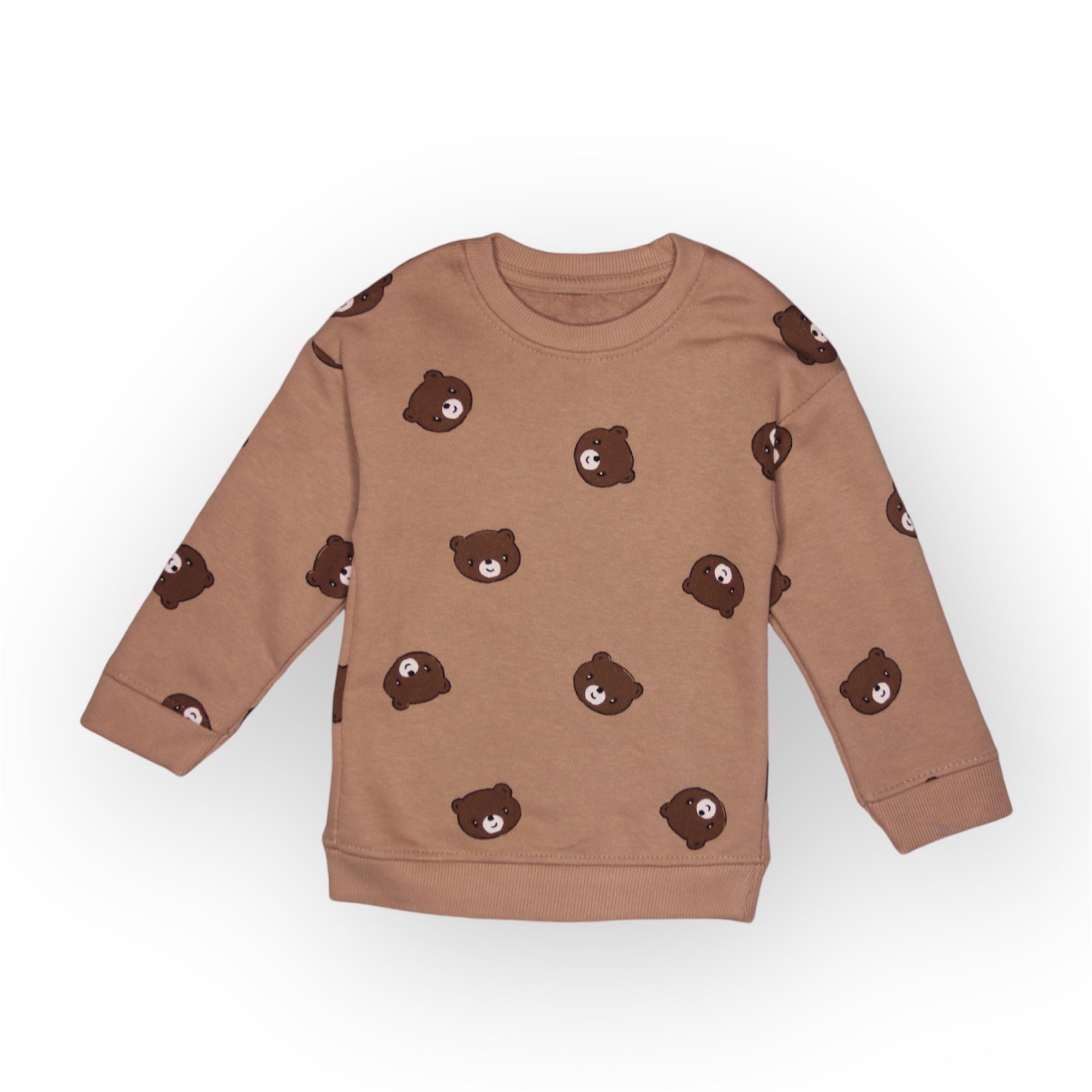 BOY/GIRL BROWN BEARS FLEECE   SWEATSHIRT