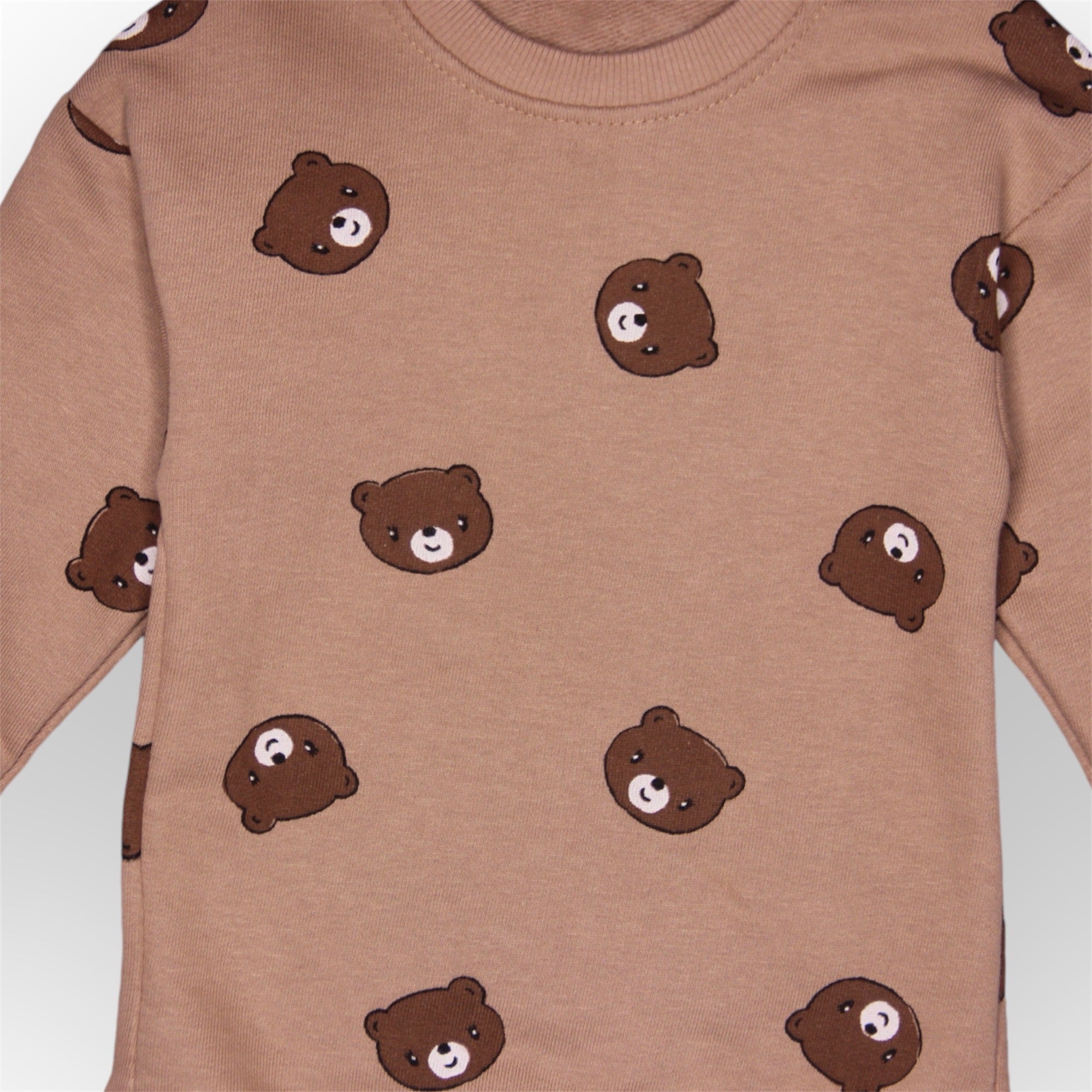 BOY/GIRL BROWN BEARS FLEECE   SWEATSHIRT