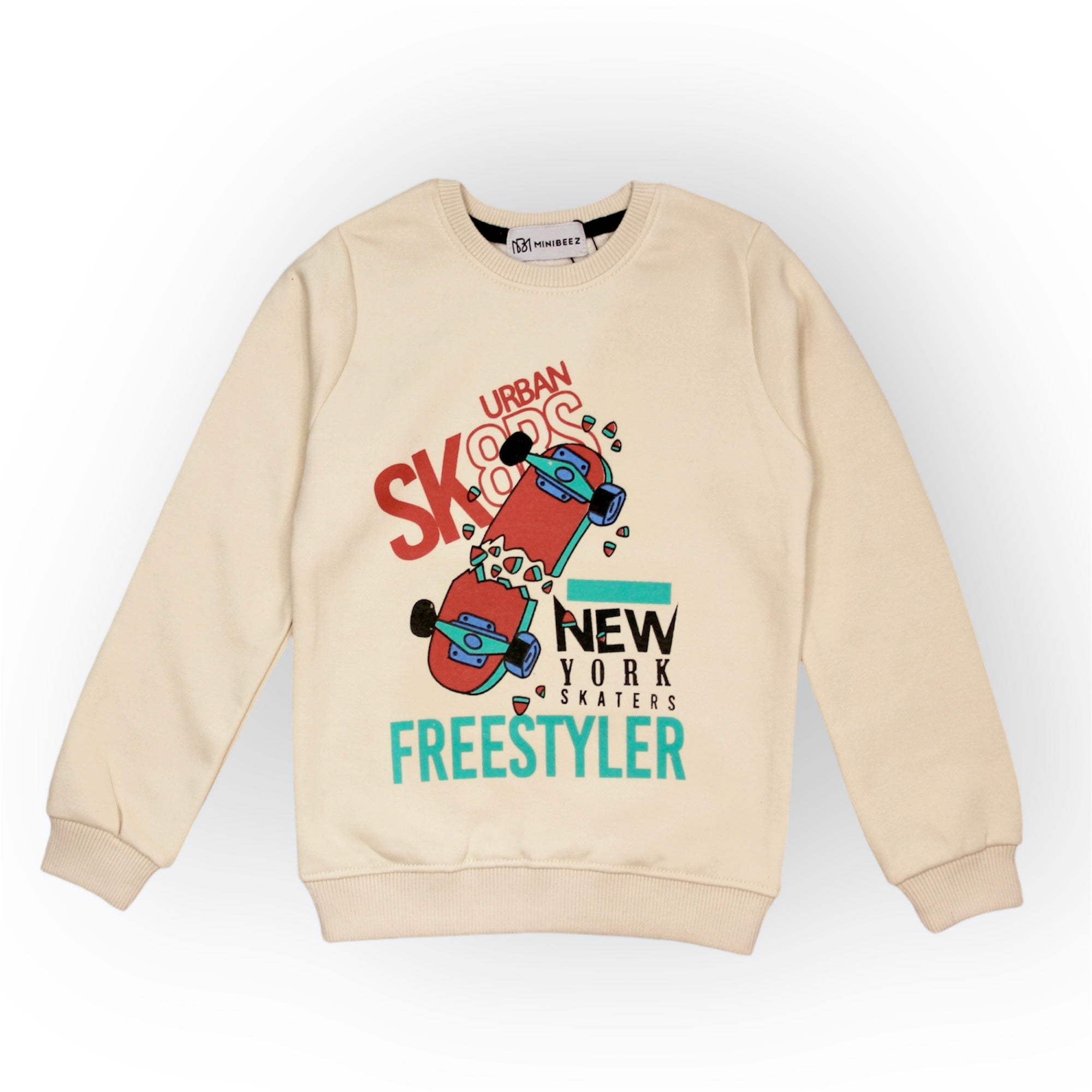 BOY FLEECE SWEATSHIRT SKATEBOARD