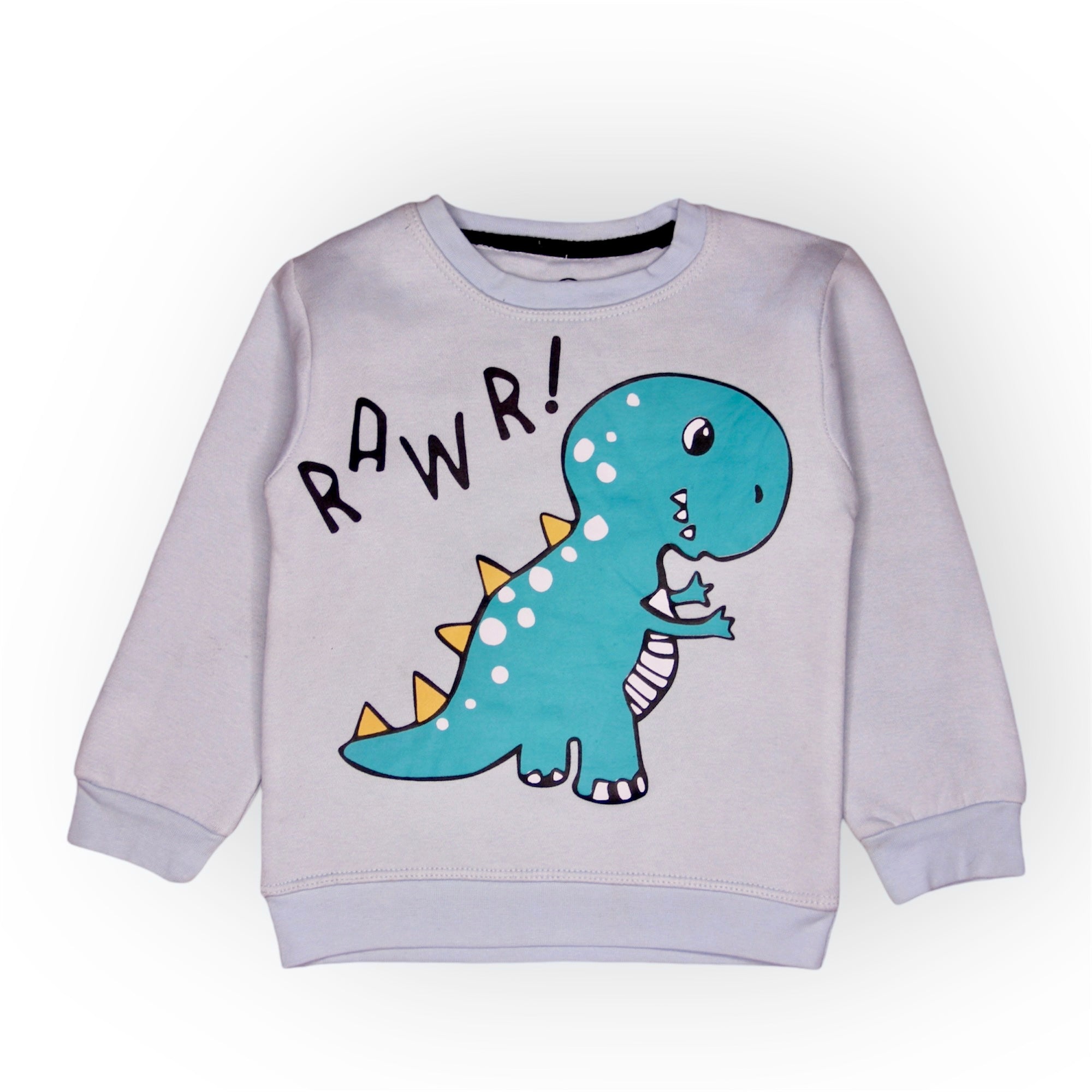 GIRL/BOY FLEECE TRACKSUIT RAWR GREYISH BLUE