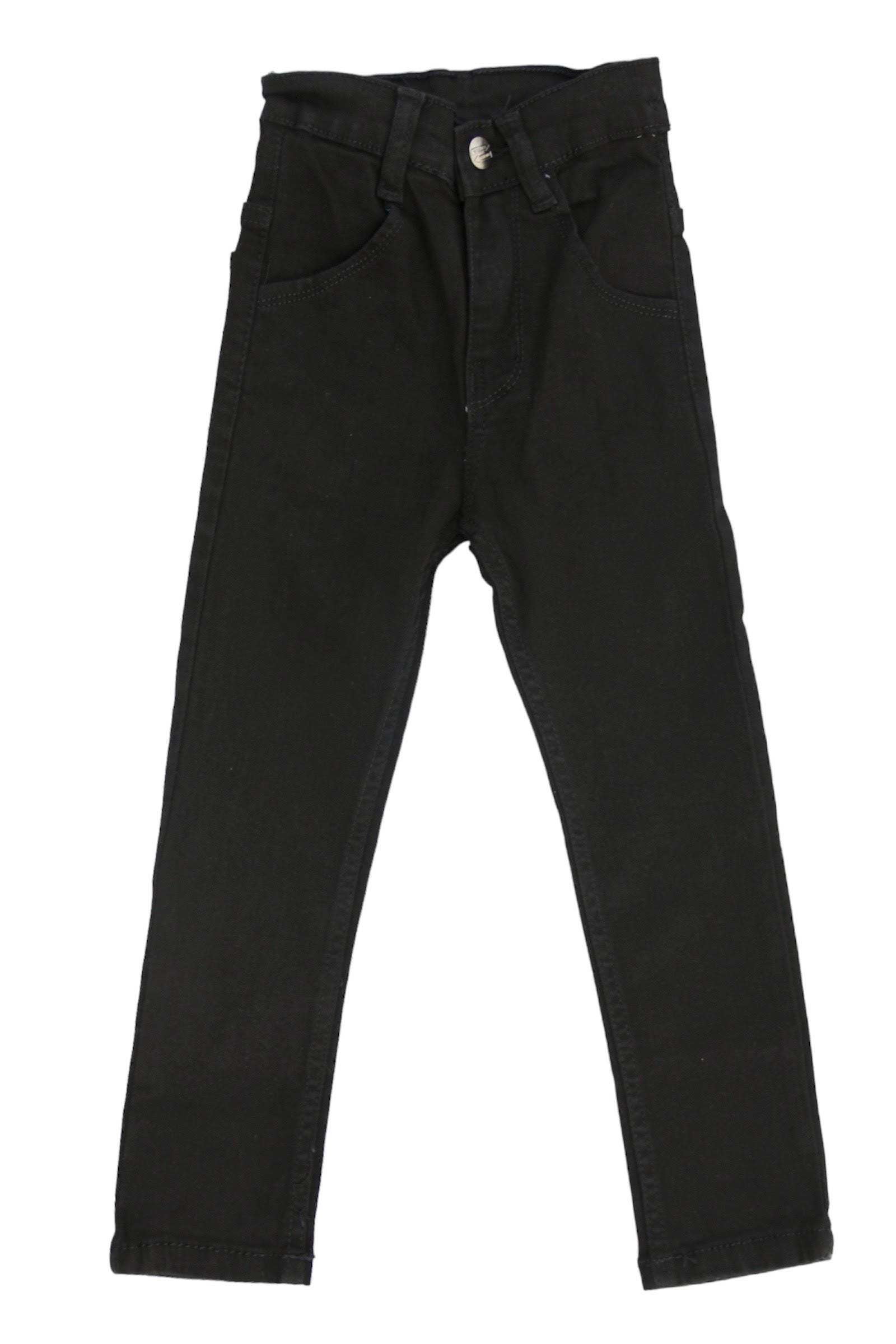 Black denim pants unisex